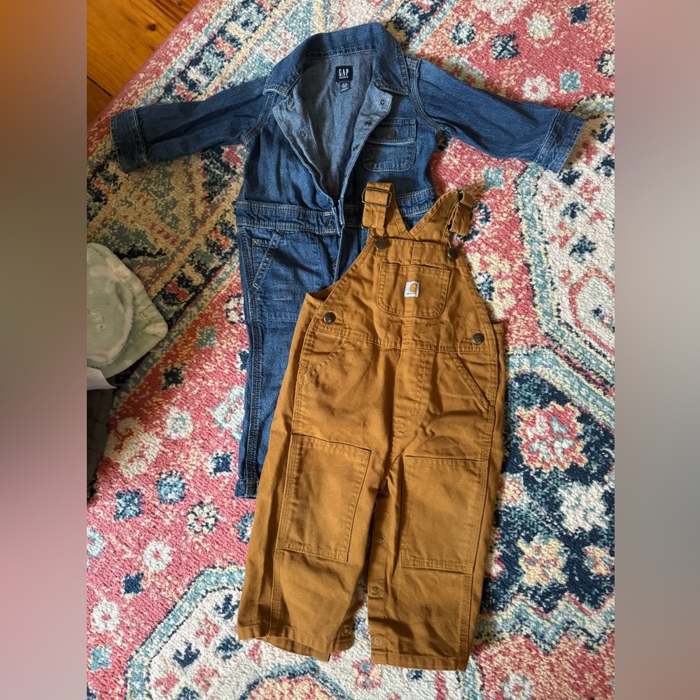 Carhartt & Baby Gap Coverall/Overall Bundle